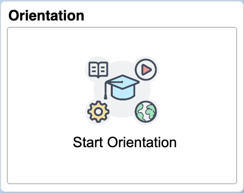 Orientation tile