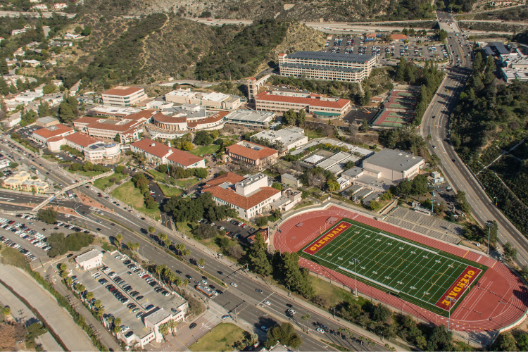 Aerial view of Glendale Community College