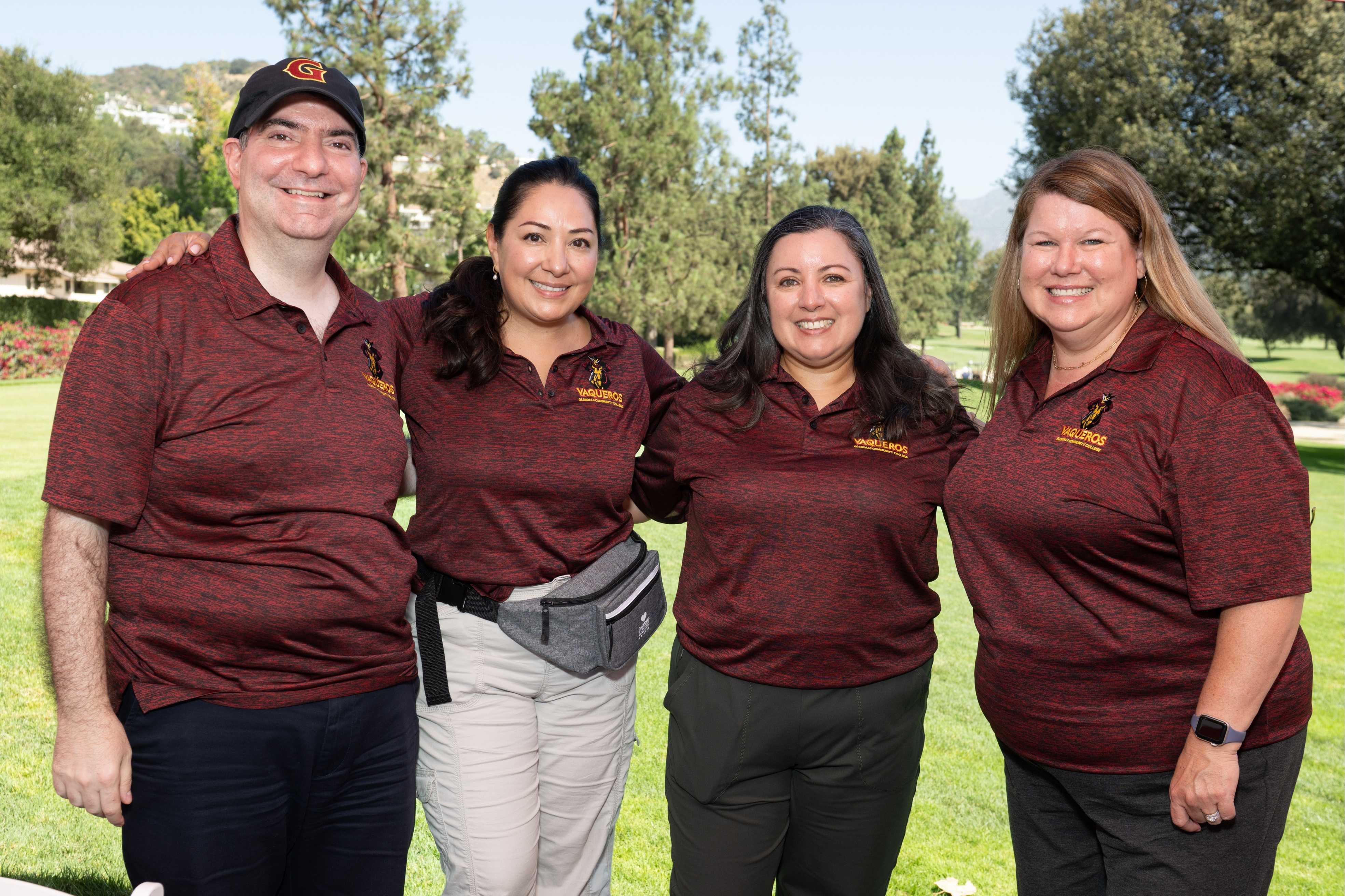 Glendale College Foundation team pictured left to right: Eric Tazekand, Zelma Jacobs, Paola Santana, and Christina McKenna.