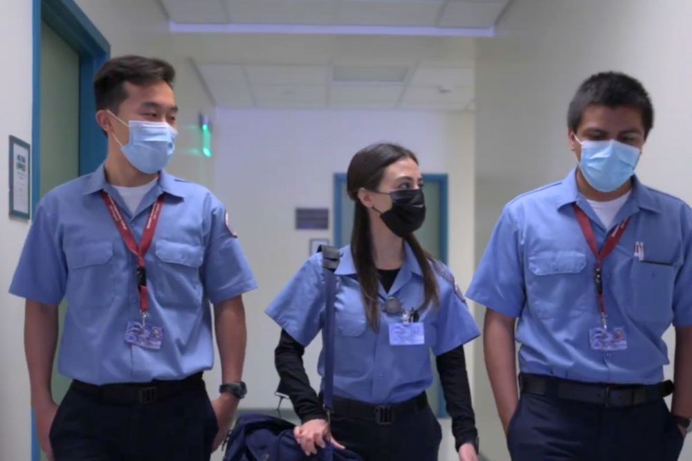Students in the GCC EMT program