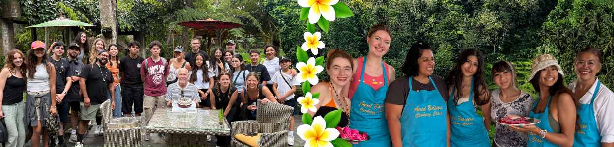 GCC students on Bali study abroad program