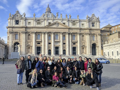 Students from the 2019 Study Abroad program in Spain